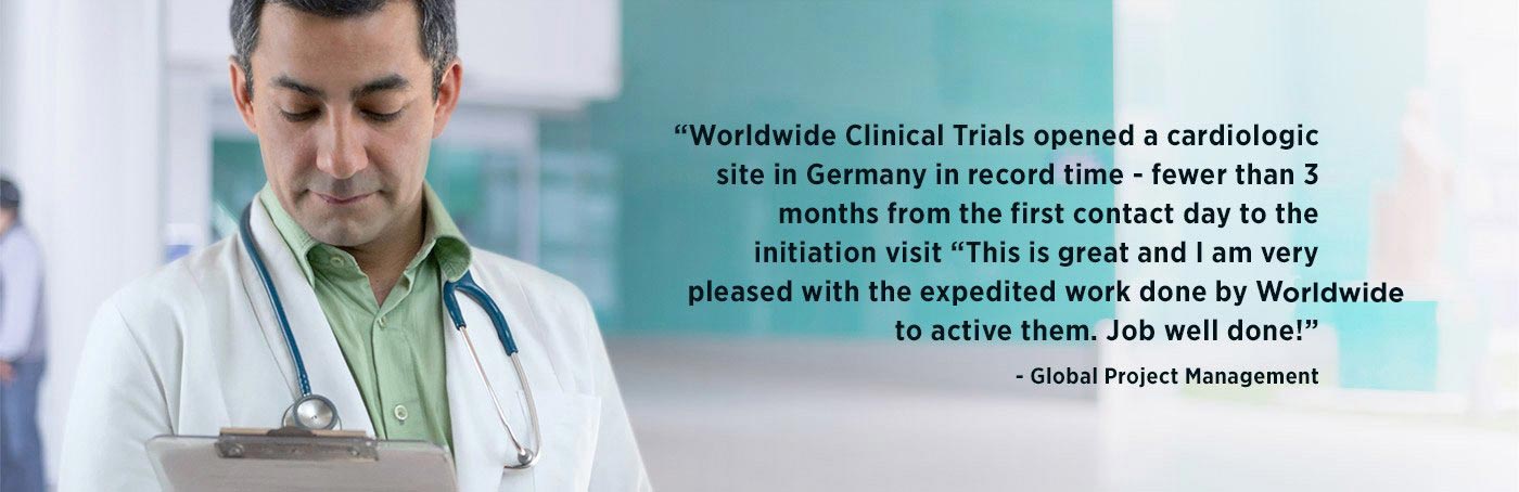 Thank yoy from sposnsor's global project management to worldwide clinical trials