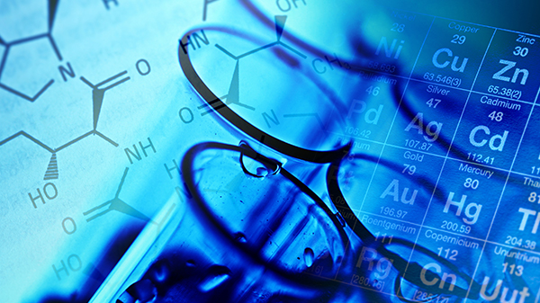 tubes, Mendeleev periodic system of elements, chemical formulas