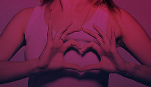 Woman Forming Heart