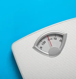 Conference poster titled “Obesity Assessments: Clinical Meaningfulness vs. Operational Complexity,” featuring data on body composition and functional assessments in obesity clinical trials.
